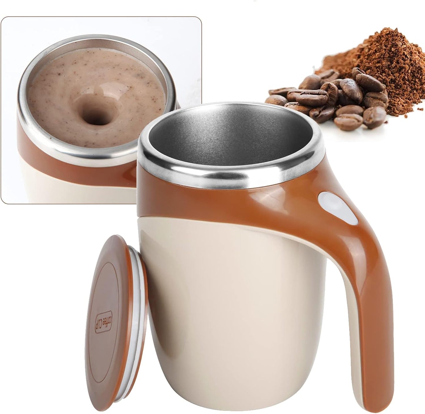 Automatic Self-Stirring Coffee Cup