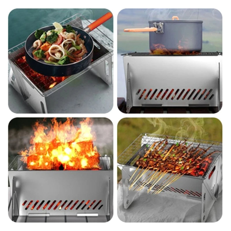 Portable Folding Barbecue Grill